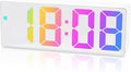 Sveglia Da Comodino Digitale Luminosa LED Orologio Bianco