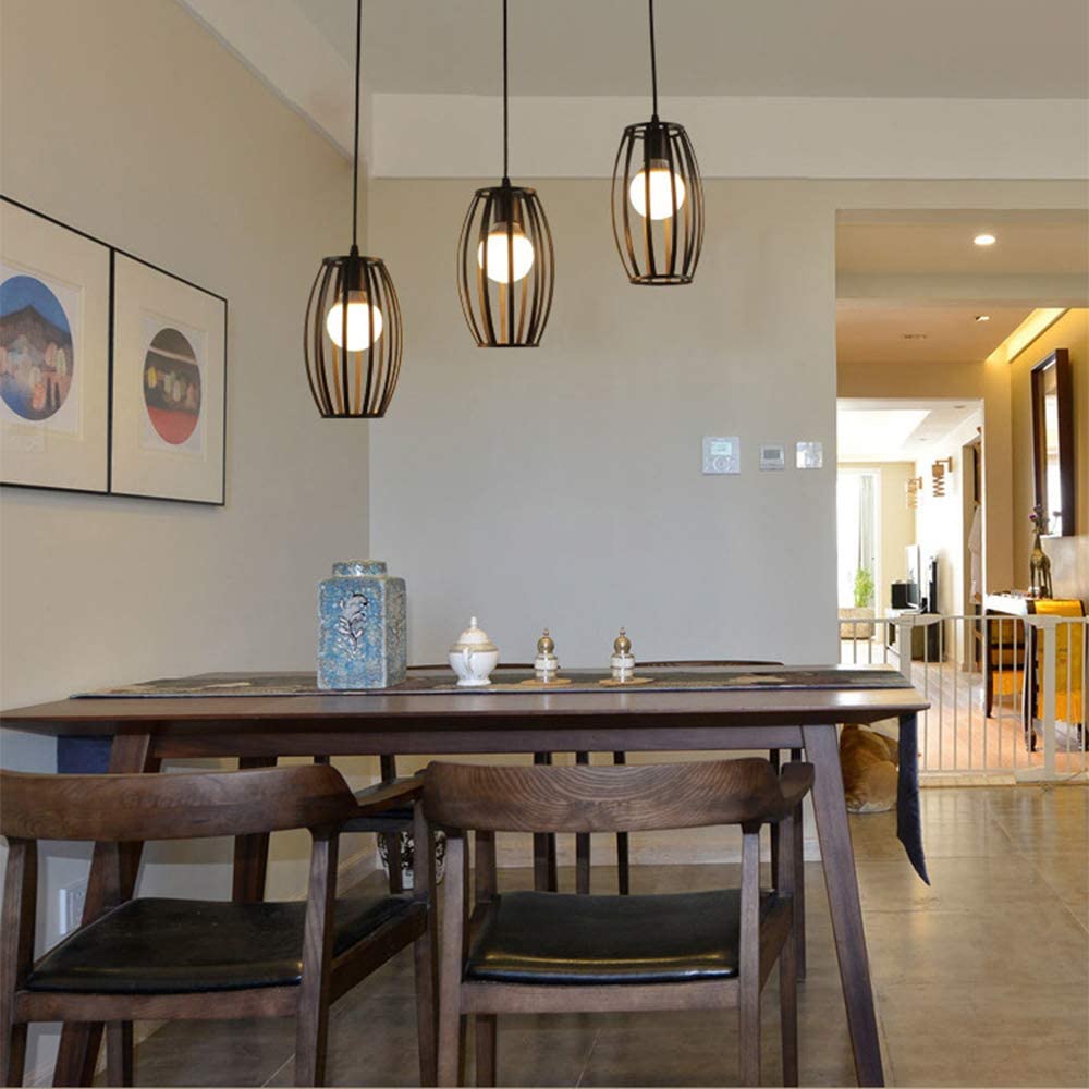 Lampadario Soffitto E27 Di Forma Ovale Nero Bianco Portalampada Sospensione A34